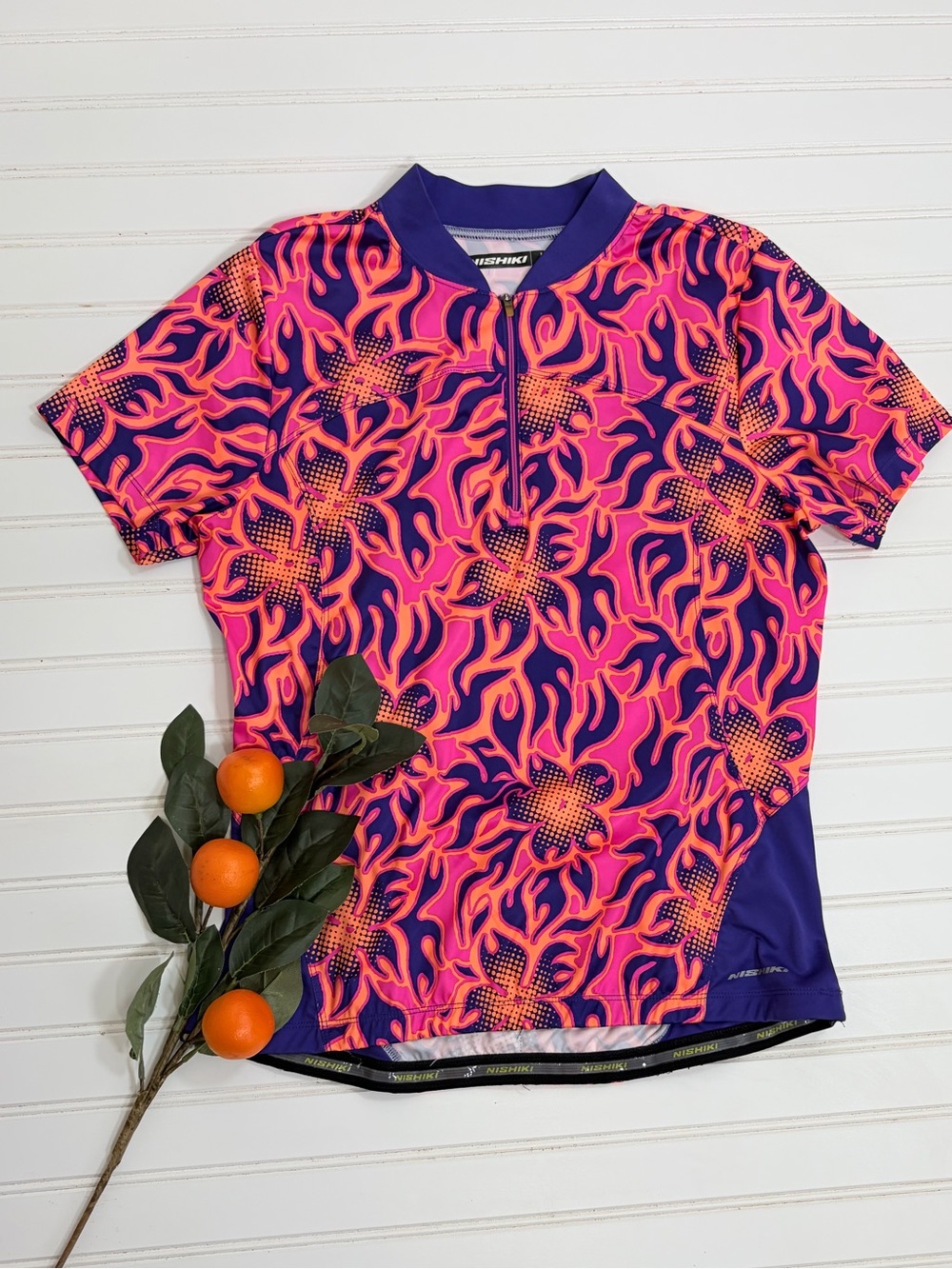 NISHIKI Neon Flames Cycling Jersey